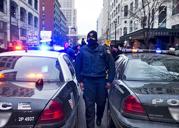 Cleveland Police Officer.